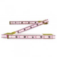 Lufkin Folding Wood Rule 6ft. Engineers Scale Red End