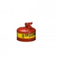 Justrite Safety Can Type I Steel 2-1/2 Gallon Red 7125100