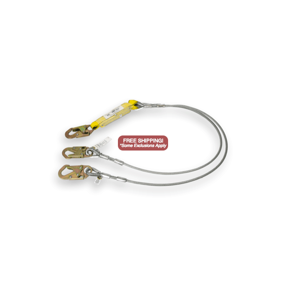 Guardian Cable Lanyard Double Leg - Click Image to Close