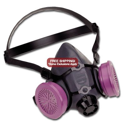 North 5500 Series Half Mask Respirator - Medium - Click Image to Close