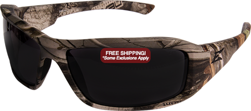 Edge Brazeau Safety Glasses Forrest Camo - Click Image to Close