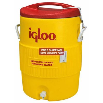 Igloo 10 Gallon Heavy Duty Industrial Grade Water Cooler - Click Image to Close