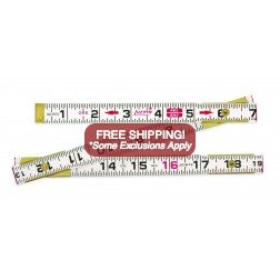 Lufkin Folding Wood Rule 6ft. Metric and English - Click Image to Close