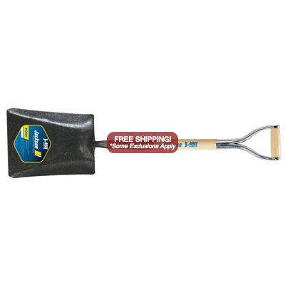 Jackson 1248800 J-450 Pony Square Point Shovel with Solid Shank and Armor D-grip - Click Image to Close