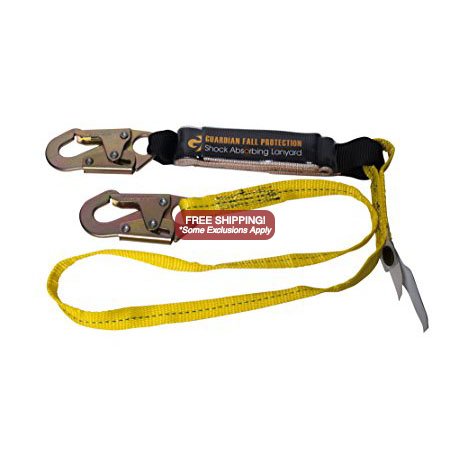 Guadrian Shock Absorbing Lanyard 6ft. - Click Image to Close