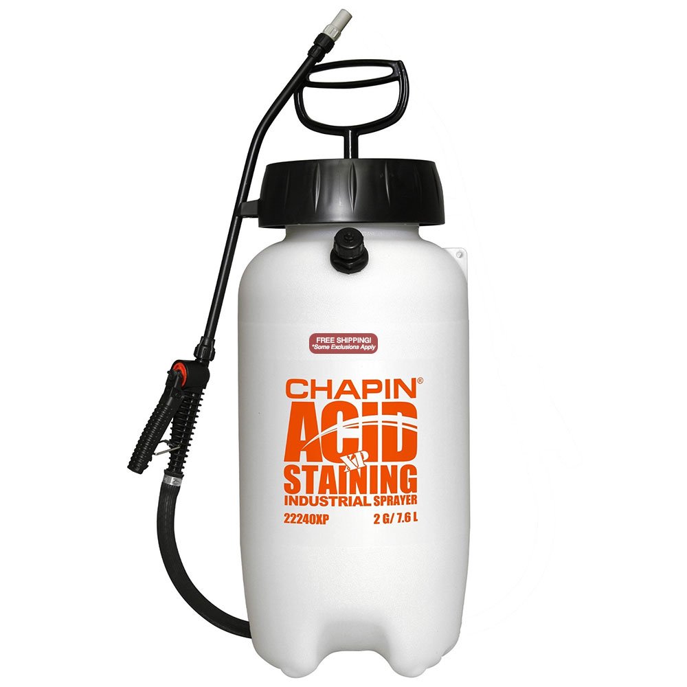 Chapin Industrial Acid Staining Sprayer - 2 gallon - Model #22240XP - Click Image to Close