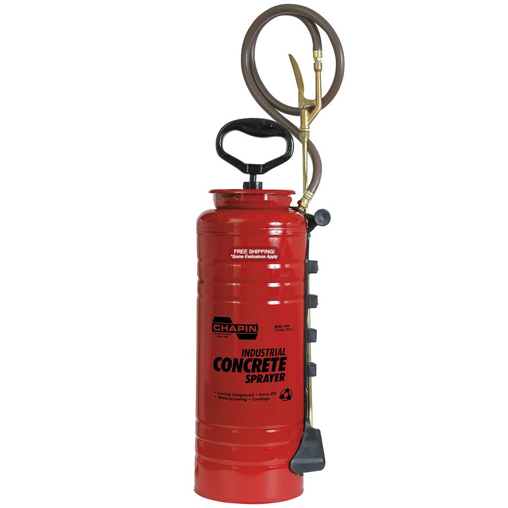 Chapin Industrial Viton Open Head Concrete Sprayer - 3.5 gallon - Model #1949 - Click Image to Close