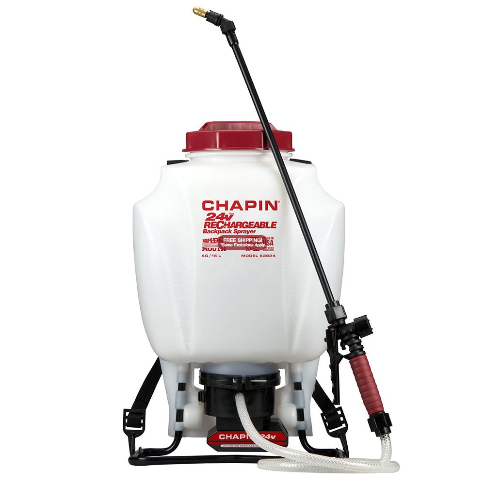 Chapin Backpack Sprayer 24v Rechargeable - 4 gallon - Model #63924 - Click Image to Close