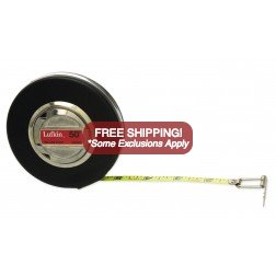 Lufkin 100ft. Banner Yellow Clad Tape Measure - Click Image to Close