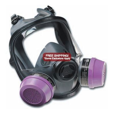 North 54001 Full Face Respirator - Medium/Large - Click Image to Close